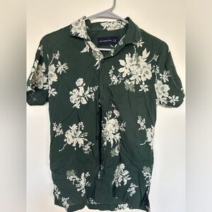 A&F floral Hawaiian shirt